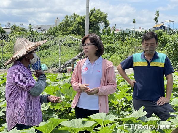 ▲周佳琪馬不停蹄拜訪選民。（圖／周佳琪服務處提供，下同）