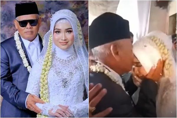 ▲▼印尼一對相差46歲的夫妻結婚2個月後就離婚了。（圖／翻攝自YouTube）