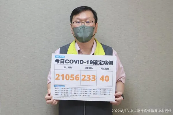 ▲▼指揮中心公布8/13確診個案及分布縣市，發言人莊人祥說明。（圖／指揮中心提供）