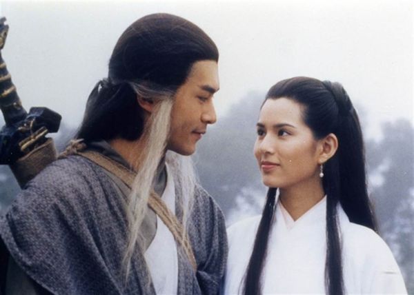▲▼李若彤1995年和古天樂合作演出高收視港劇《神鵰俠侶》。（圖／劇照）