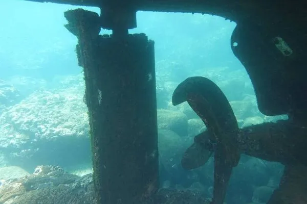 ▲巨龍號雜貨輪撞壞墾丁珊瑚礁             。（圖／墾管處提供）