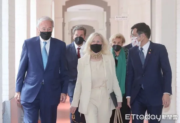 ▲▼美國參眾議員訪問團拜會立法院。（圖／記者屠惠剛攝）