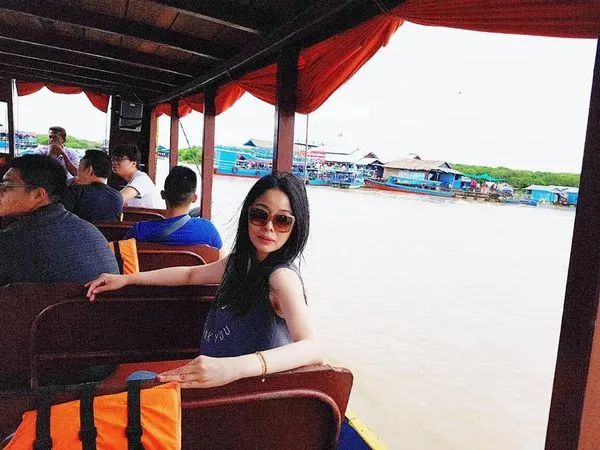 ▲資深媒體人呂文婉回憶3年前去柬埔寨的場景。（圖／翻攝自臉書「呂文婉get in TOUCH」）