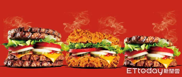 ▲▼漢堡王推中秋限定無麵包烤肉堡。（圖／業者提供）