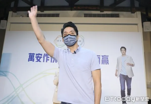 ▲▼蔣萬安出席「萬安作伙行 台北百面贏」記者會。（圖／記者屠惠剛攝）