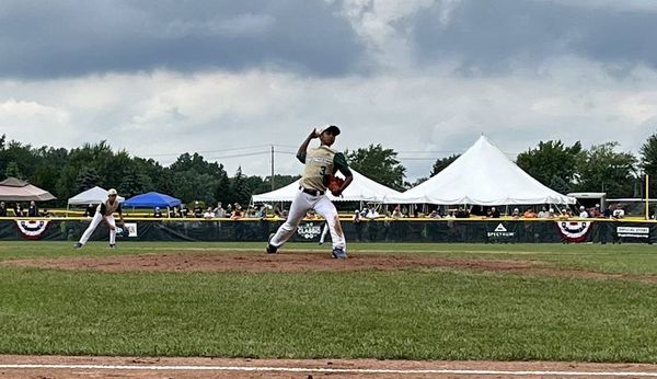 ▲先發投手方紹齊完投7局，壓制德州隊。（圖／台灣世界少棒聯盟協會提供）