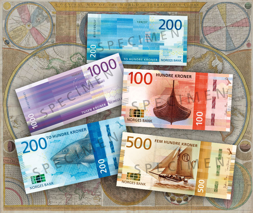 ▲▼挪威鈔票。（圖／翻攝自Norges Bank）