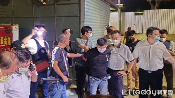 快訊／台南殺警嫌林信吾抓到了！　清晨4:41新竹落網。（圖／記者陳以昇翻攝）