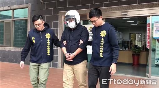 台南殺警嫌林信吾落網！3年前就搶超商畫面曝　慣用SOP。（圖／記者陳以昇翻攝）