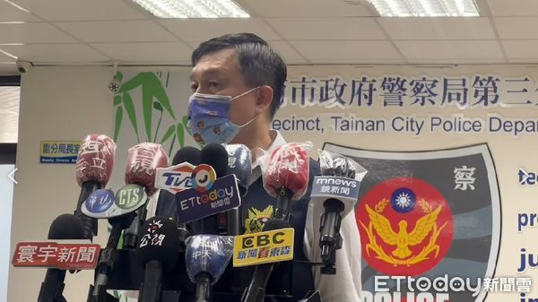 ▲▼台南殺警案，台南市刑大大隊長林宏昇說明。（圖／記者陳以昇攝）