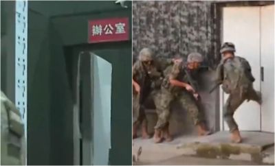 大陸特種兵室內演習片曝！「6字暗示台灣」讓陸網嗨了：懂得都懂