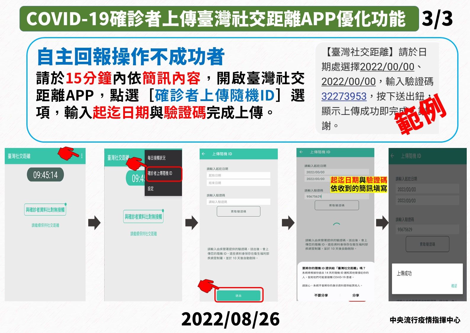 ▲▼指揮中心8/26公布社交距離APP優化功能。（圖／指揮中心提供）