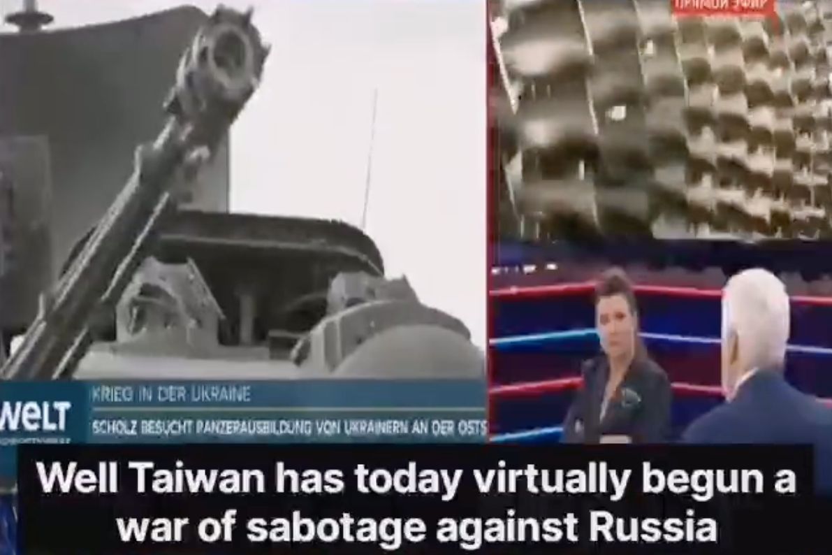 ▲▼ 俄國軍事專家喊話中國攻打台灣。（圖／翻攝自推特）