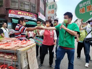 陳時中發言人莊瑞雄南投現身　幫好友蔡培慧站台