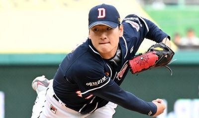 郭斌挑戰15年來首位韓職本土投手三冠王 7局失1分卻被打線拖累