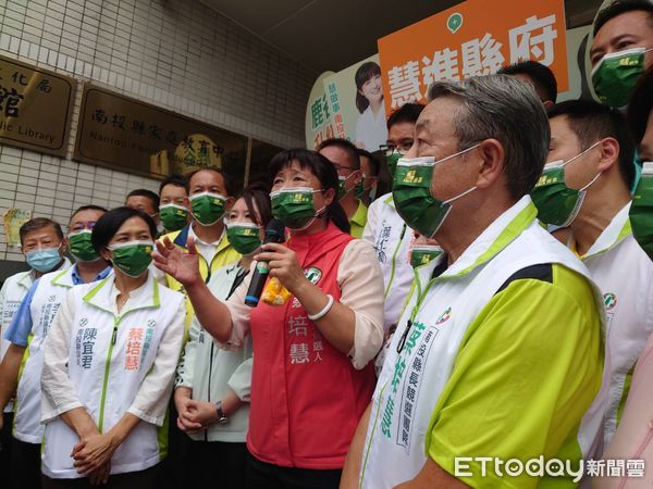 ▲蔡培慧正式登記參選南投縣長。（圖／蔡培慧競選總部提供）