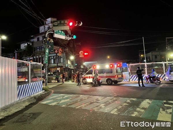 ▲▼23歲新莊警處理車禍遭機車撞上腦出血，一度發出病危通知。（圖／記者陳以昇翻攝，下同）