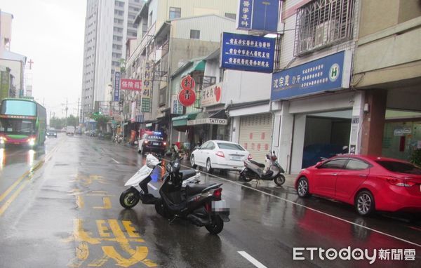 ▲▼台中警方統計，今年上半年雨天發生車禍比起去年同期多了2127件。（圖／警方提供，下同）