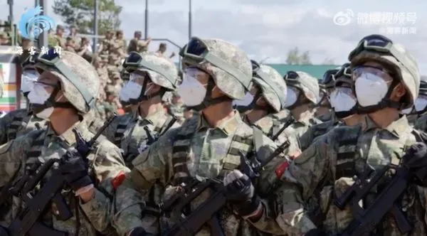 ▲解放軍北部戰區派2000兵力投入俄羅斯「東方-2022」軍演。（圖／翻攝中新網）