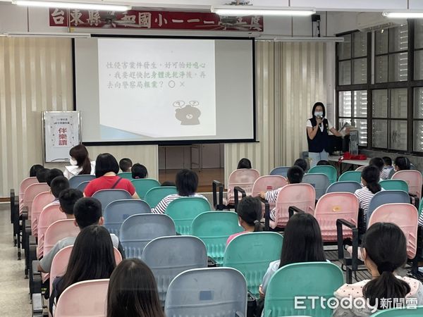 ▲台東縣婦幼警察隊舉辦婦幼人身安全校園巡迴宣導。（圖／記者楊漢聲翻攝）