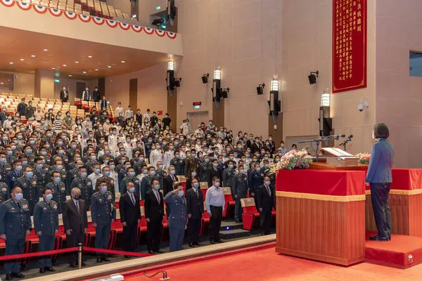 ▲▼總統蔡英文出席「111年軍人節暨全民國防教育日表揚大會」。（圖／總統府提供）