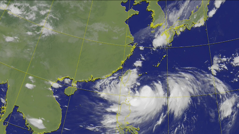 ▲▼0902衛星雲圖。（圖／中央氣象局）