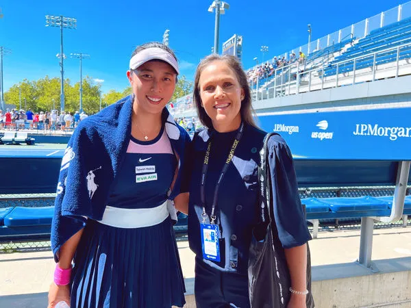 ▲▼ 詹皓晴和胡珀（Liezel Huber）          。（圖／劉雪貞提供）