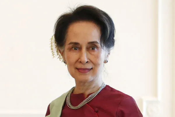 ▲▼緬甸前國務資政翁山蘇姬（Aung San Suu Kyi）。（圖／達志影像／美聯社）