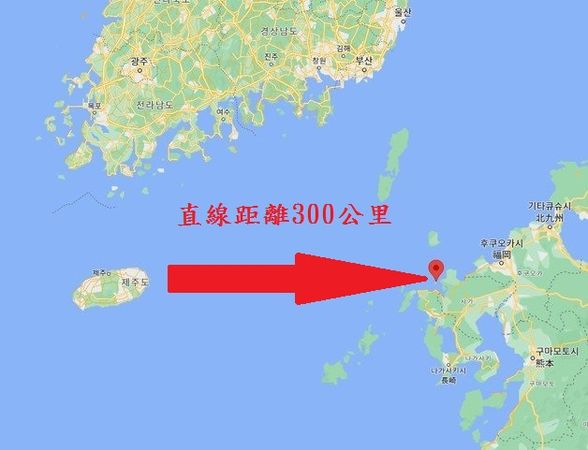 ▲▼李姓老婦在濟州島海岸失蹤，最後卻陳屍300公里外的日本長崎縣。（圖／翻攝自Google Map）