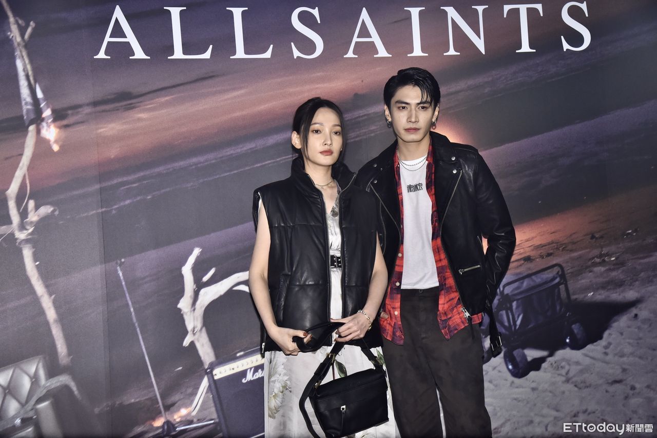 ▲▼ALLSAINTS時尚跨界音樂企劃派對,宋柏緯 & 林映唯。（圖／記者李毓康攝）