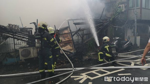 ▲▼台北市中正區永春街火警。（圖／記者黃彥傑攝）