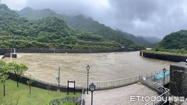 ▲軒嵐諾颱風解除旱象 員山子啟動分洪降低洪患。（圖／第十河川局提供）