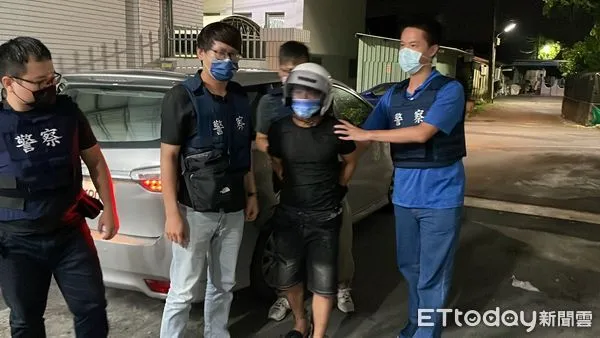 ▲台南市安南區安中路四段越南外籍移工命案，第3名在逃32歲團姓犯嫌於晚上在台中緝獲，由警方漏夜深入調查釐清案情中。（圖／記者林悅翻攝，下同）