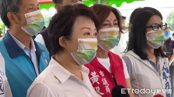 ▲陳時中影片引「偷窺」爭議，盧秀燕開酸、蔡其昌緩頰。（圖／記者游瓊華攝）