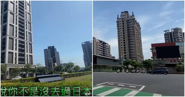 摩沙淺淺的弟弟表示，台灣街道跟日本很像。（圖／翻攝YouTube頻道摩沙淺淺-台灣媳婦）