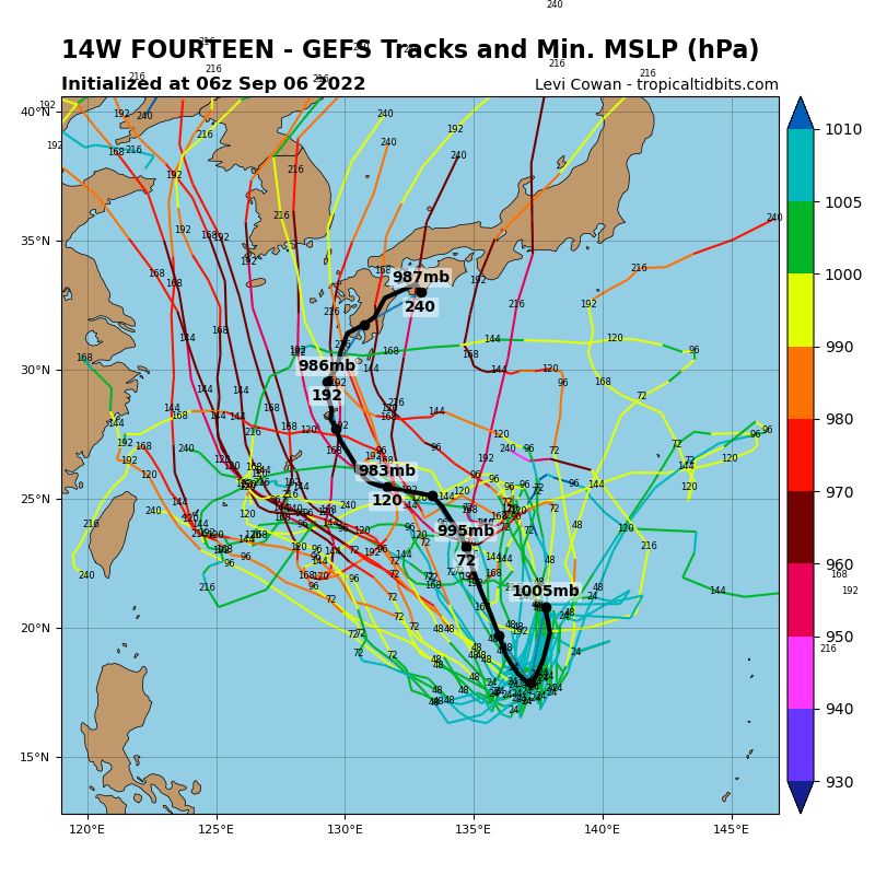 ▲▼準颱風。（圖／中央氣象局、翻攝JTWC、tropicaltidbits、NOAA）