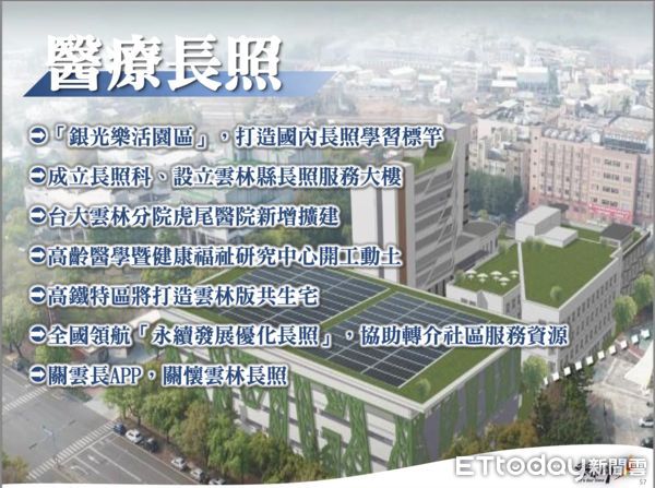 ▲今年5月的「守護雲林ㄟ寶貝囝-雲林COVID-19兒童安心照護方案」記者會，雲林縣長張麗善、時任臺大雲林分院長黃瑞仁、現任院長馬惠明、雲林縣醫師公會丁榮哲理事長與遠端視訊的衛福部政務次長石崇良一同宣布啟動。（圖／記者蔡佩旻翻攝）