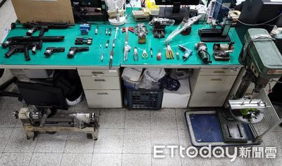 台中警查獲8把長短槍 軍武控購物網站買槍...零件不合還自己改