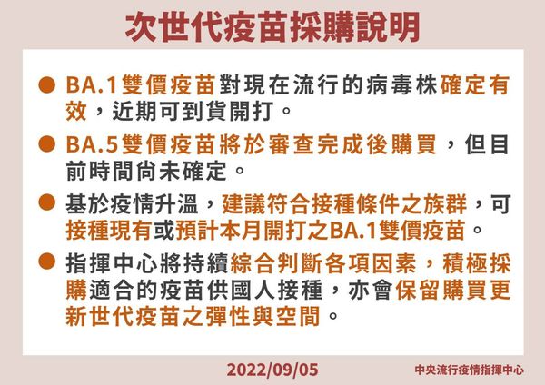 ▲▼指揮中心9/8說明次世代疫苗採購。（圖／指揮中心提供）