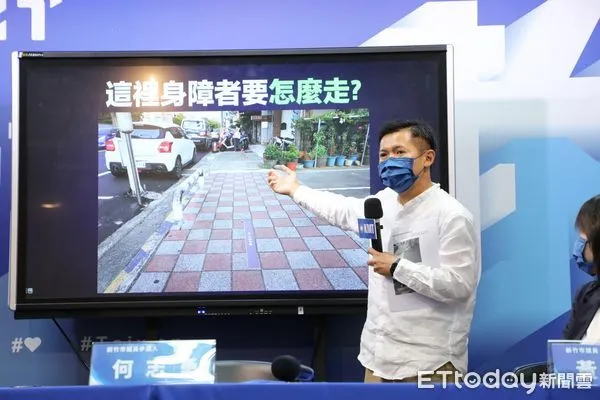 ▲▼國民黨今（8）日召開「高虹安活在雲端、沈慧虹管不好地磚」記者會。（圖／國民黨文傳會提供）