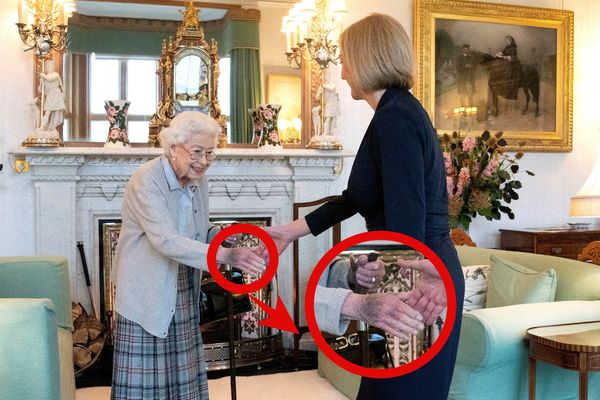 ▲▼伊莉莎白女王正式任命特拉斯（Liz Truss）為首相，這也是女王在位70年，首度首度在蘇格蘭境內莫勒爾堡（Balmoral Castle）任命首相。（圖／路透）