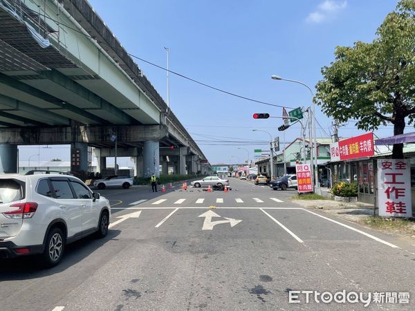 ▲▼台中一名18歲官姓騎士遭酒駕男闖紅燈撞上。（圖／記者許權毅翻攝）