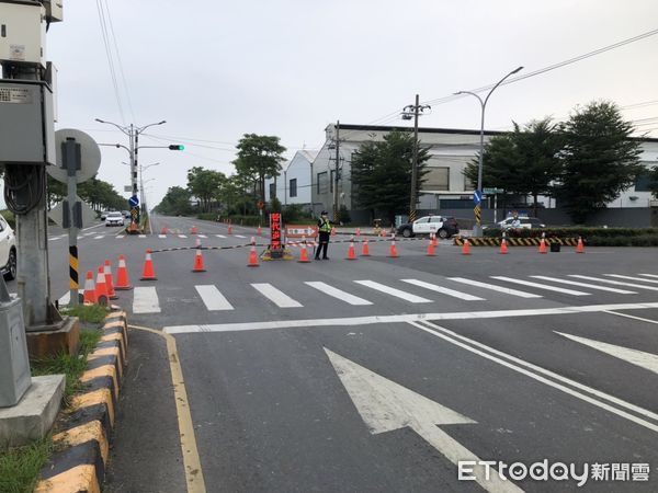 ▲台一線調撥車道           。（圖／警方提供，下同攝）