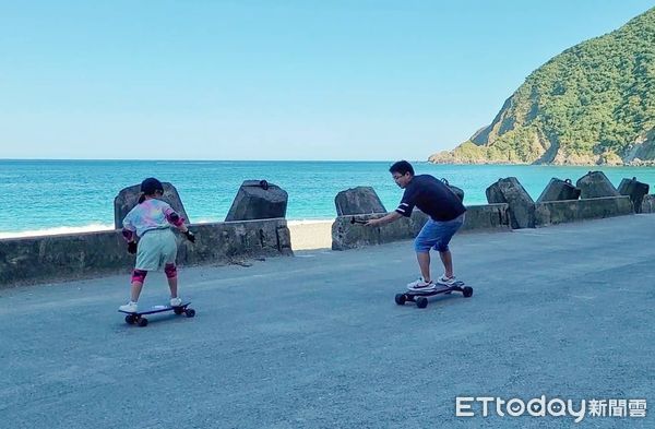 ▲子豪爸爸用影片記錄孩子的成長，也拍下沿途的旅遊風景。（圖／子豪爸爸提供）