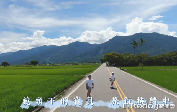 ▲子豪爸爸用影片記錄孩子的成長，也拍下沿途的旅遊風景。（圖／子豪爸爸提供）