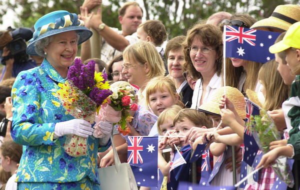 ▲▼英國女王2000年3月22日訪問澳洲。（圖／達志影像）