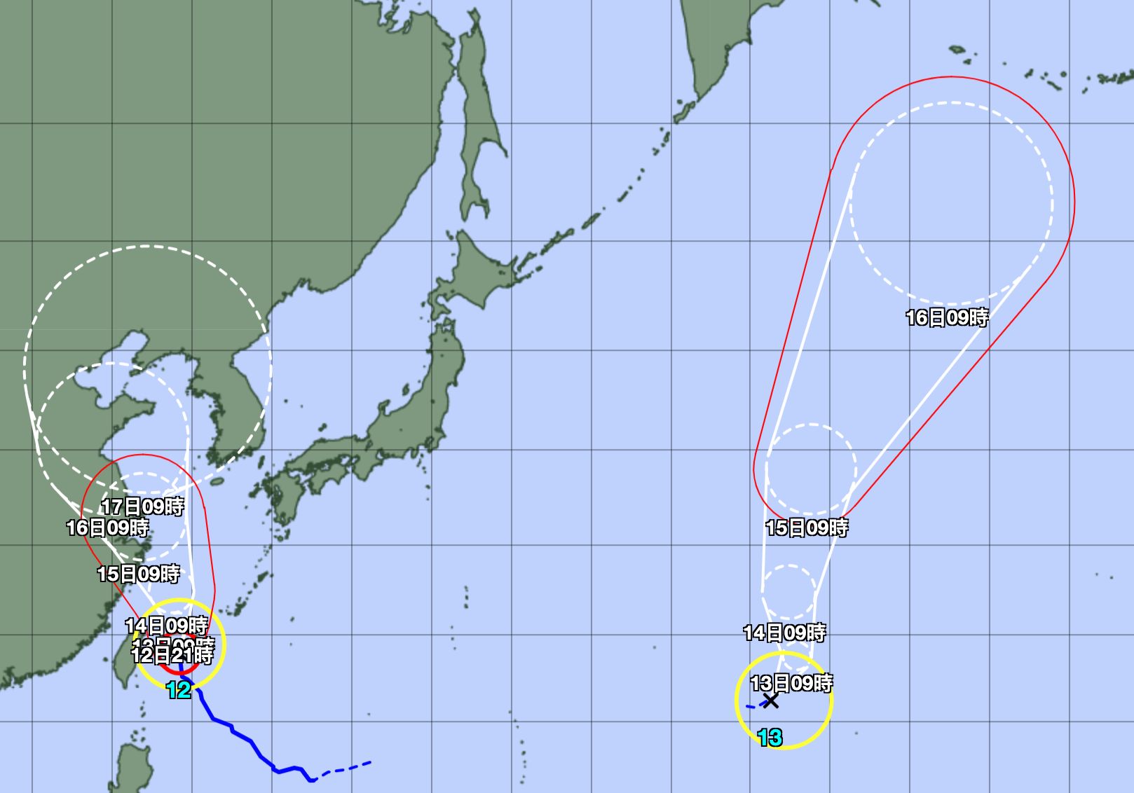 ▲▼颱風「莫柏」。（圖／氣象局）