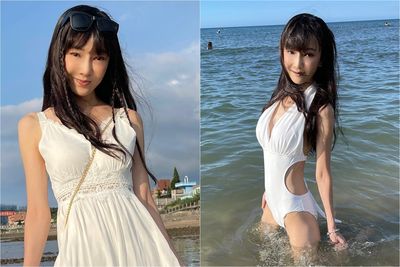 56歲美魔女胡文英曬「全裸人體彩繪」 真實火辣身材現形:夠誠意
