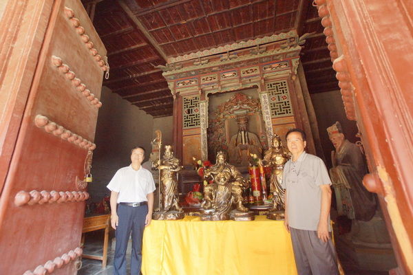 ▲桃園威天宮遭祝融，解州關帝廟舉行祈福重建法會。（圖／桃園威天宮提供）