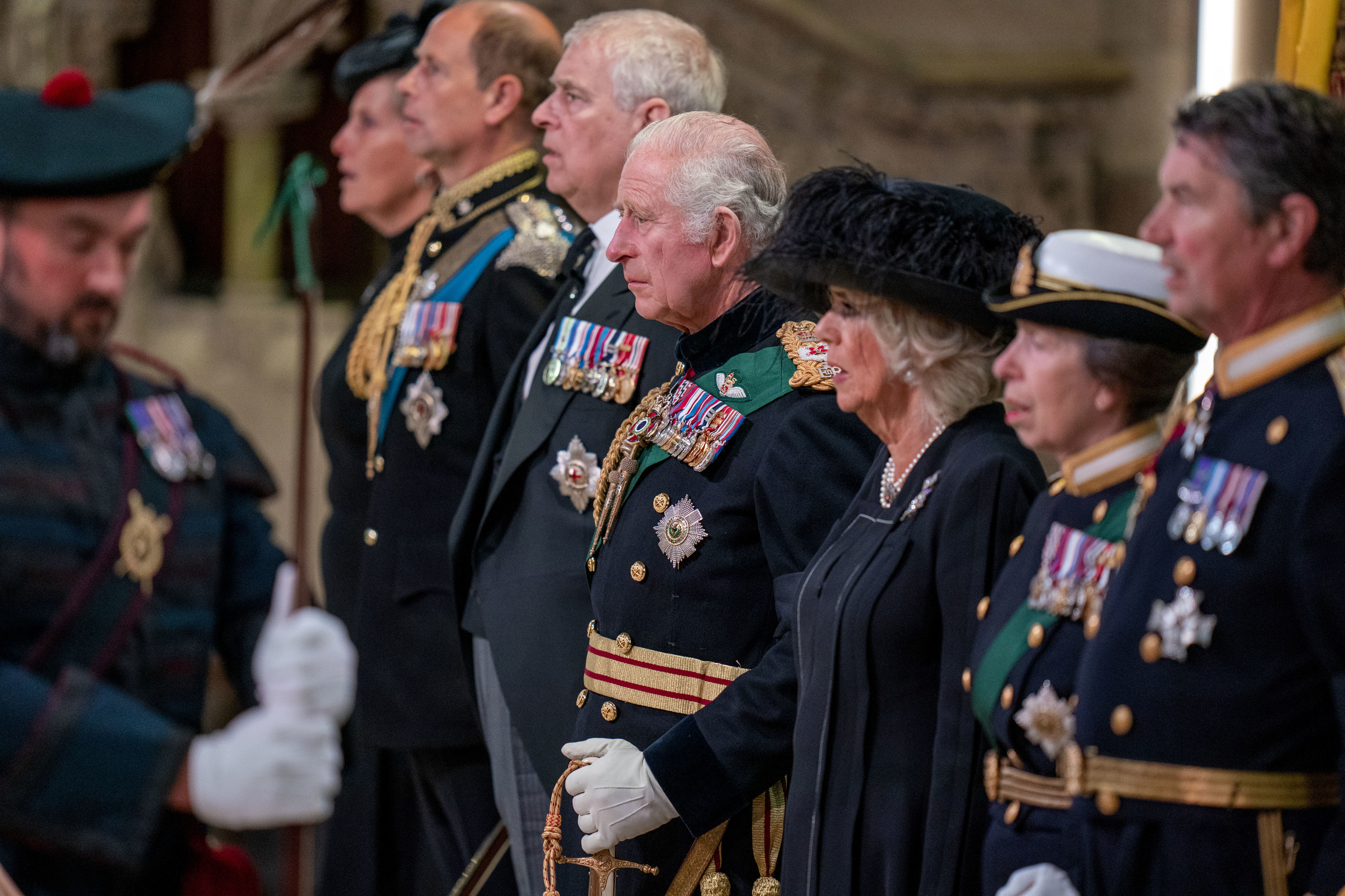 ▲▼安德魯王子（Prince Andrew）重回大眾視野哀悼女王，也將出席國葬 。（圖／達志影像／美聯社）